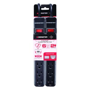 Surge Protctr 6out Blk