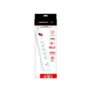 Powr Strip 6out Wht