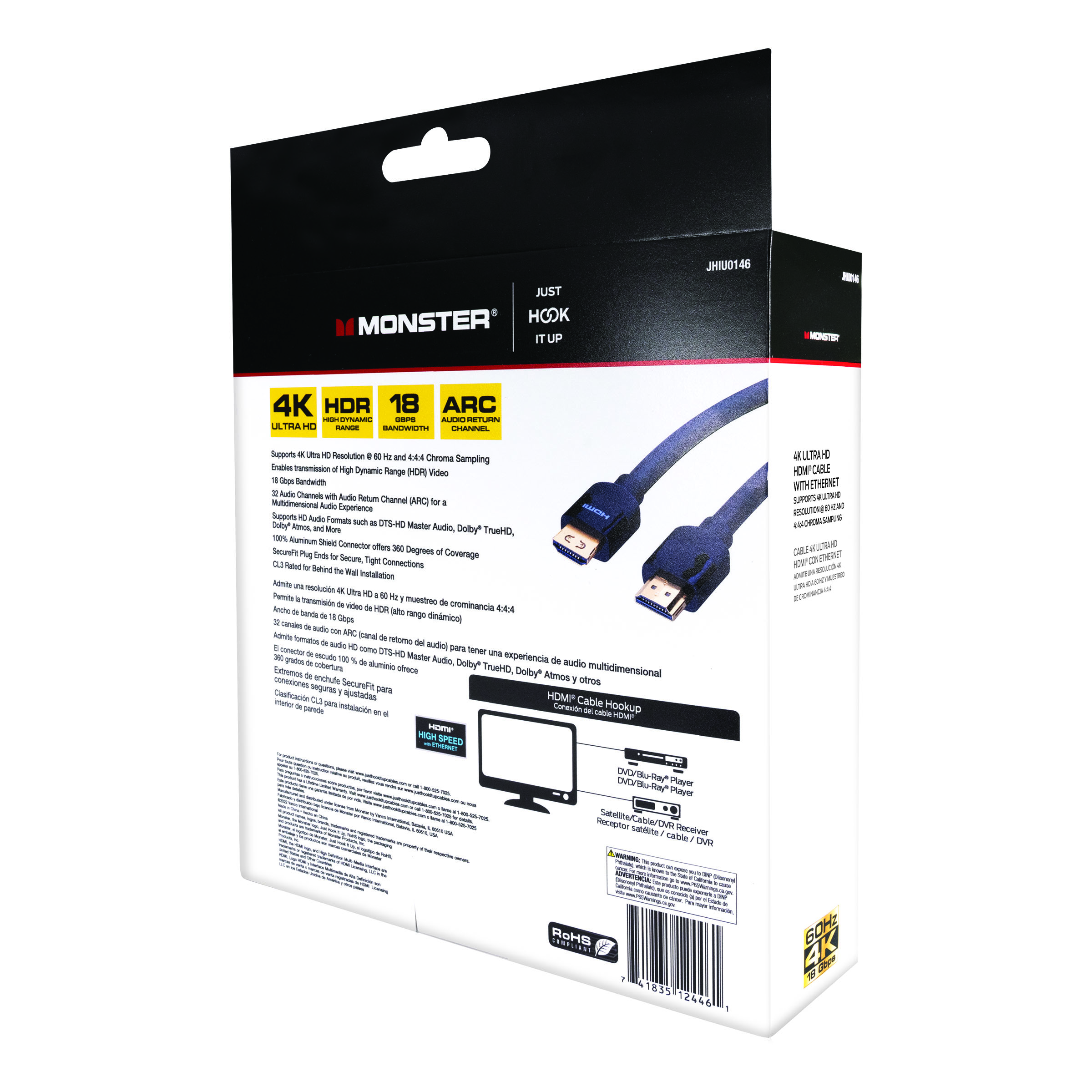 4k Ultra Hd Hdmi Cable With Ethernet