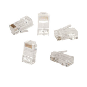 Data Pass Through Cat 5e Rj45 Utp Connectors